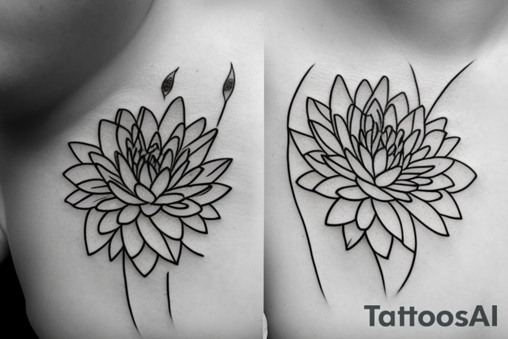 two fish third person view water lily traces of water tattoo idea