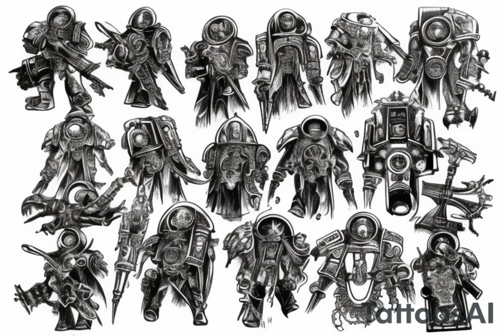 Mechanicus Warhammer40k tattoo idea