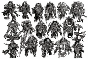 Mechanicus Warhammer40k tattoo idea