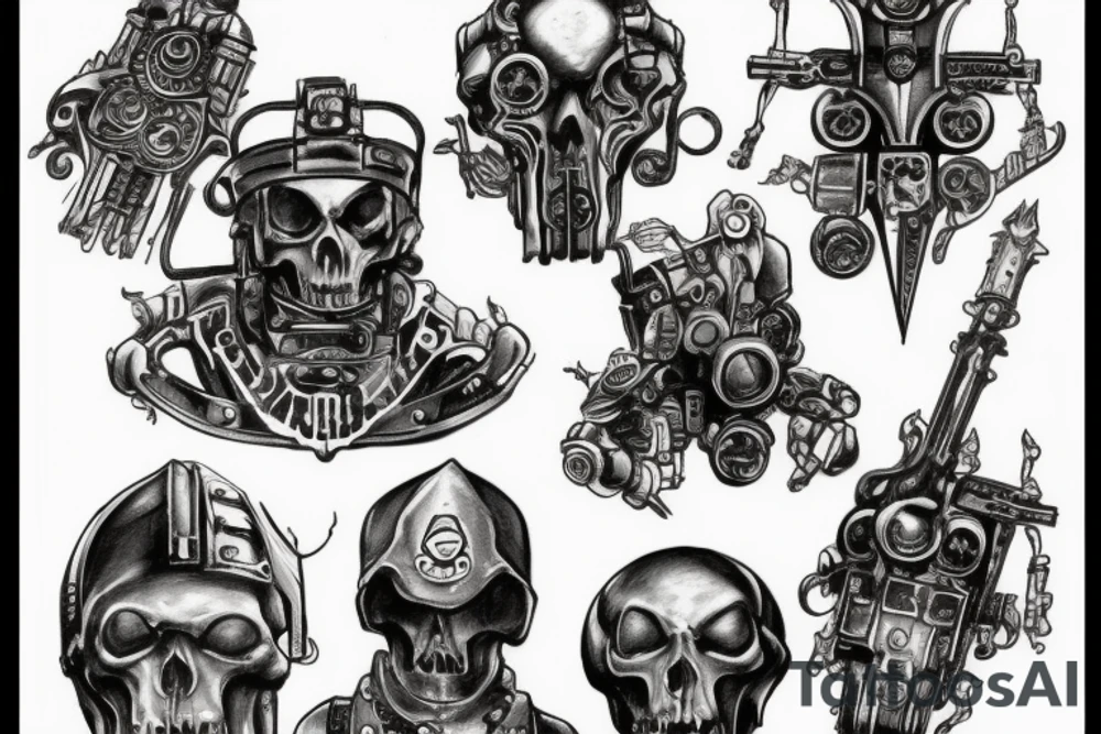 Mechanicus Warhammer40k tattoo idea