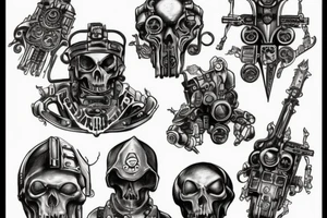 Mechanicus Warhammer40k tattoo idea