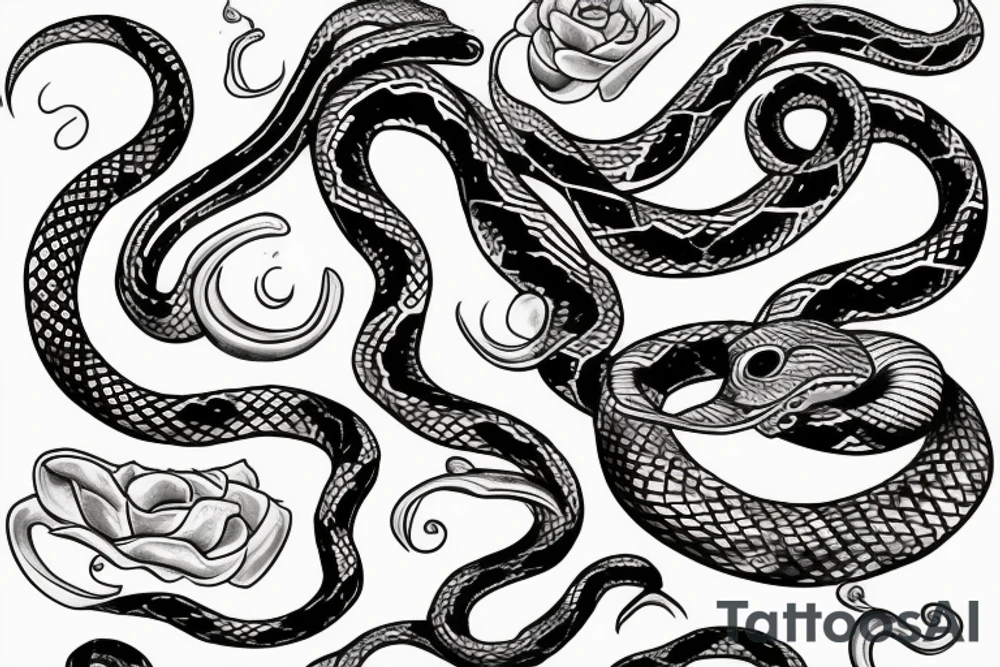 snake tattoo idea
