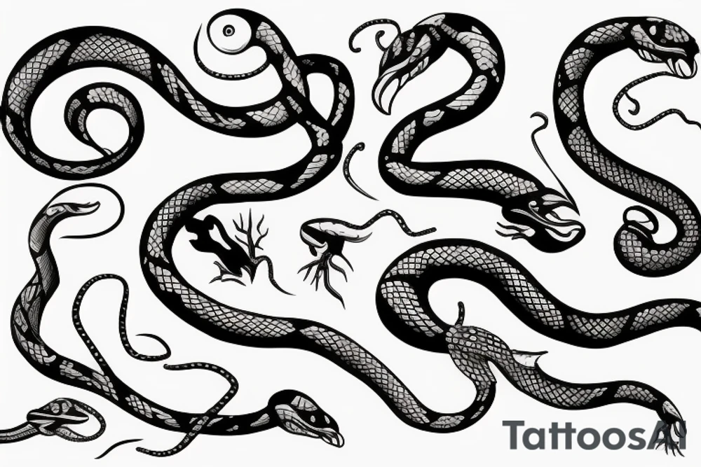 snake tattoo idea