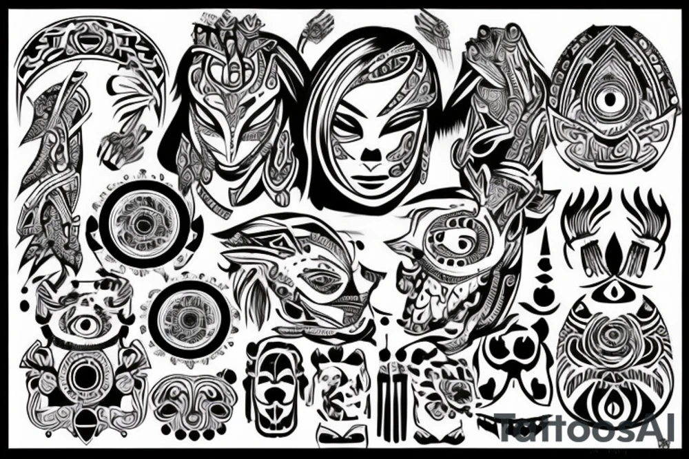 Кот баюн tattoo idea
