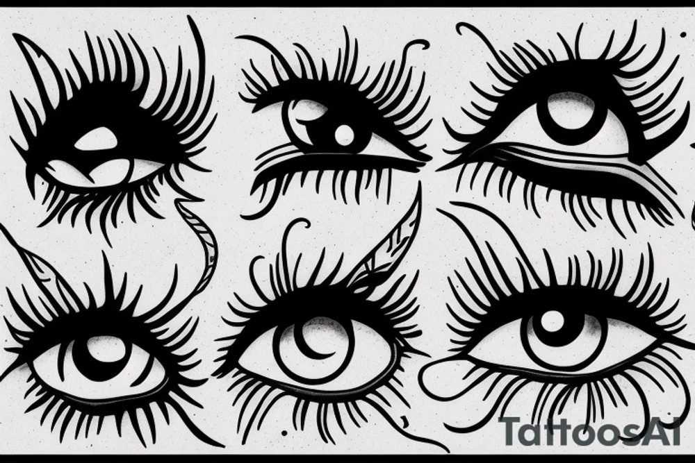 Two Eyes tattoo idea