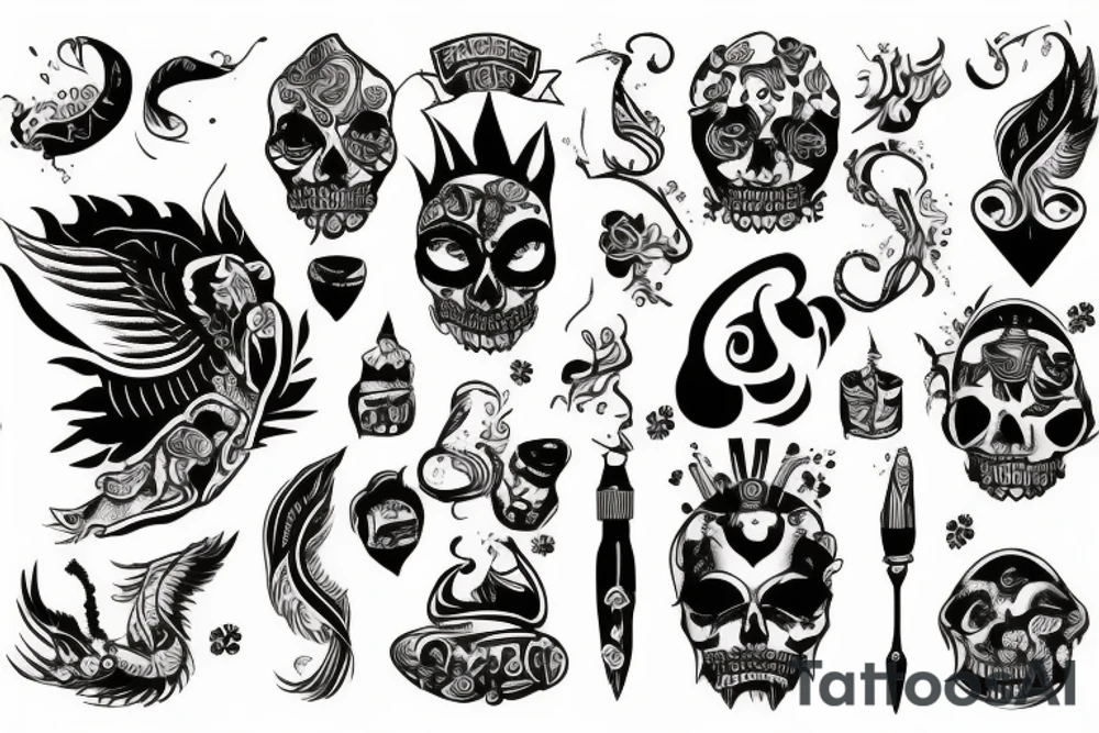 Трайбл tattoo idea