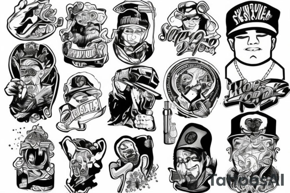 Strong Sergei in da hood tattoo idea