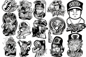 Strong Sergei in da hood tattoo idea