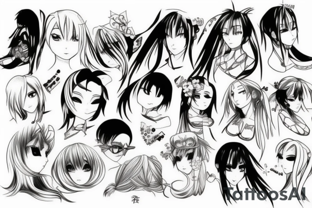 anime tattoo idea