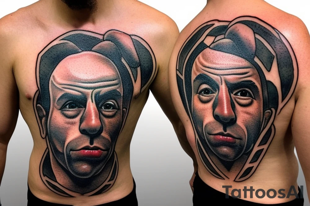 Joe Rogan trying to hold in a fart tattoo idea