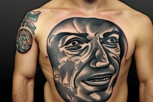 Joe Rogan trying to hold in a fart tattoo idea