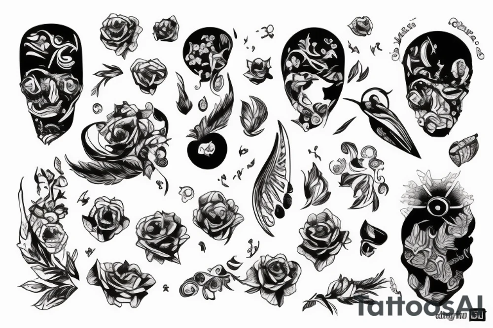 Сяо и Чжун ли tattoo idea