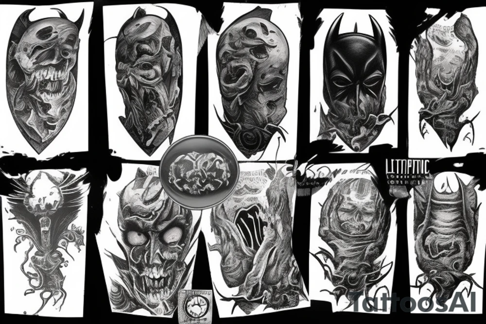 Lovecraft's batman tattoo idea