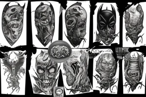 Lovecraft's batman tattoo idea