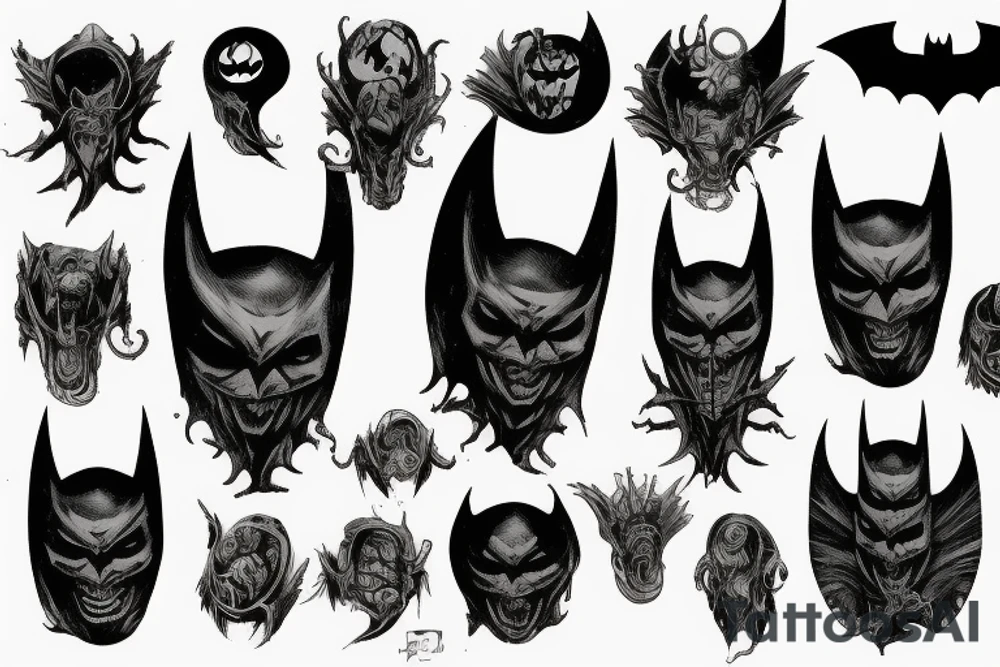 Lovecraft's batman tattoo idea