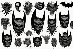 Lovecraft's batman tattoo idea