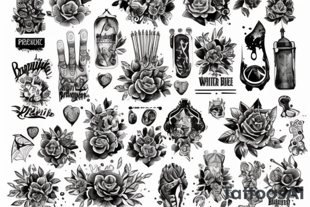 Крылатый дракон вокруг руны Берегиня tattoo idea