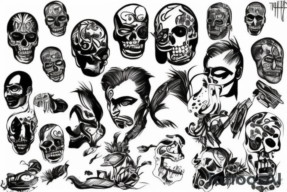 Black tattoo idea