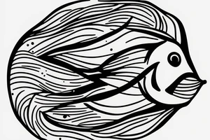 two fish third person view water tattoo idea