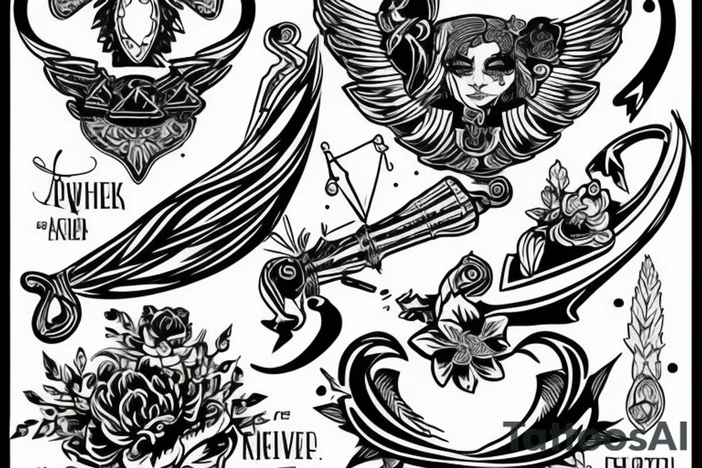 Знак зодиака Водолей tattoo idea