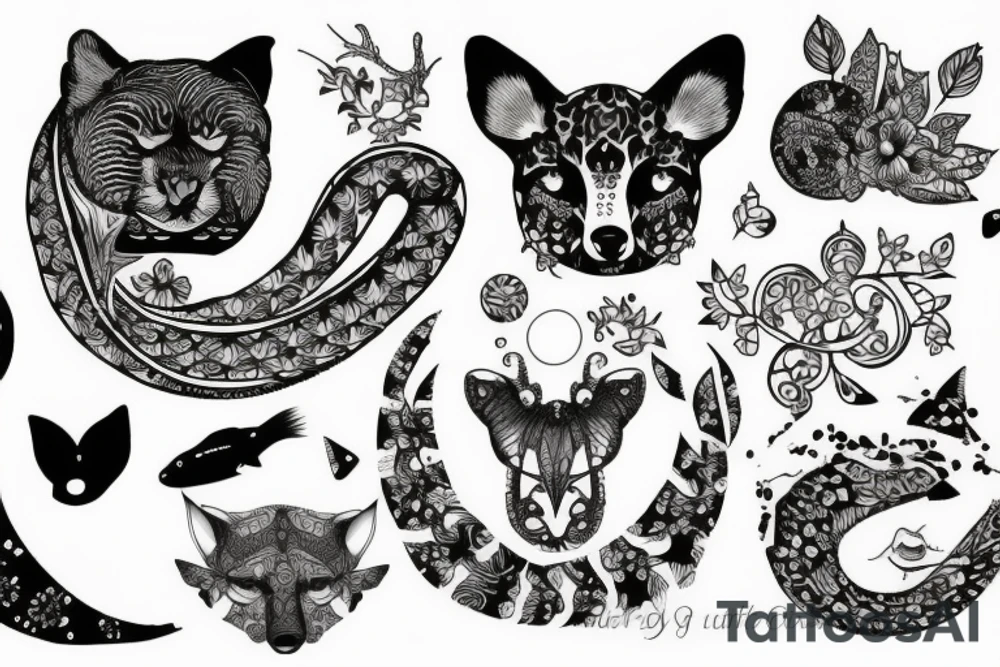 fabulous animal tattoo idea