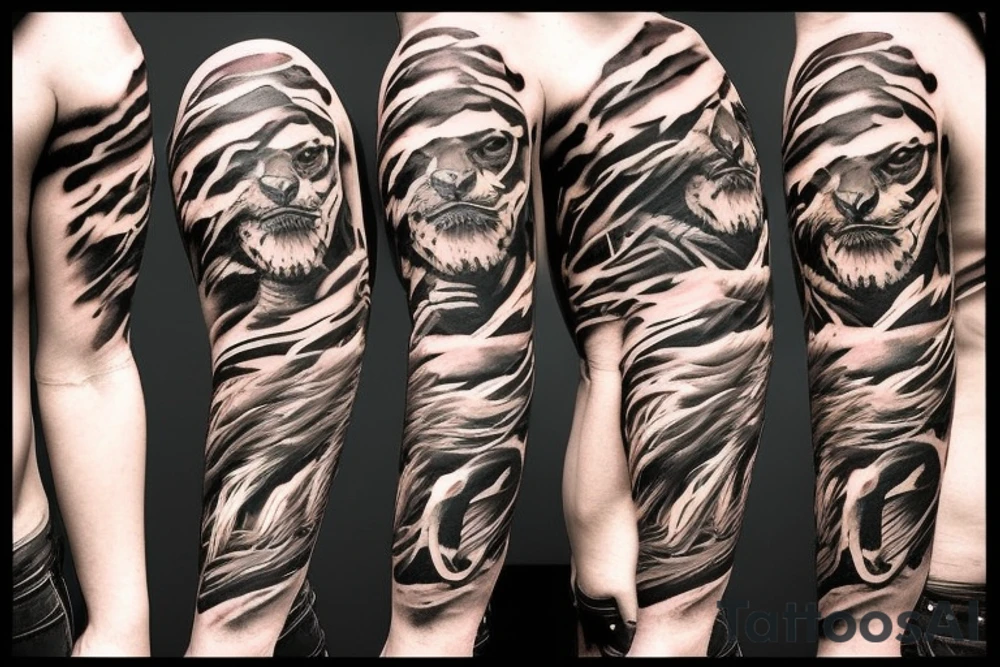 Tiger soldier tattoo idea