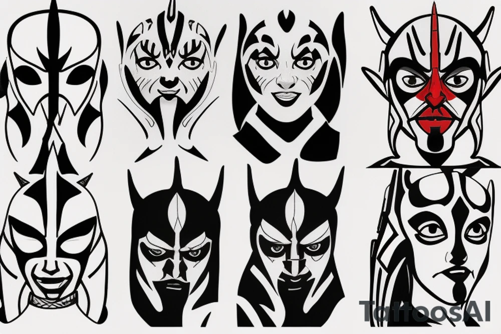 ahsoka tano vs darth maul tattoo idea
