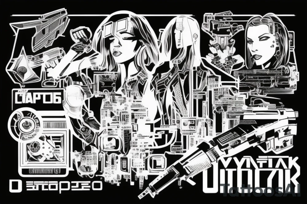 Cyberpunk 2077 tattoo idea