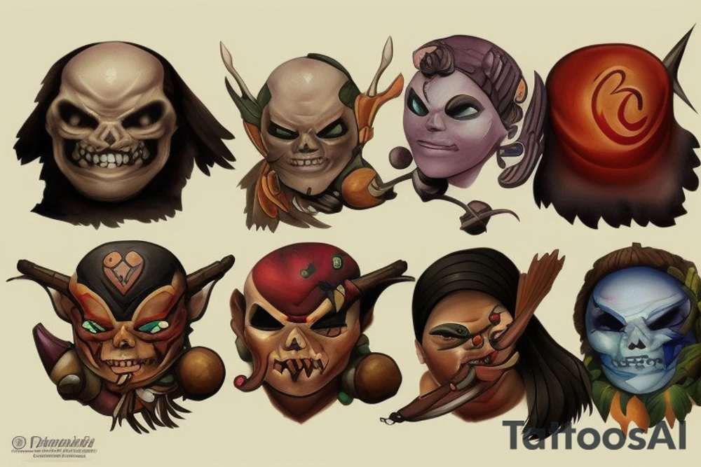 pudge dota 2 tattoo idea
