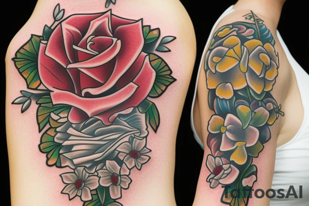 saint rose tattoo idea