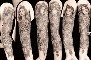 saint rose tattoo idea