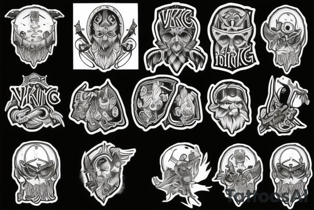 Viking kozak tattoo idea