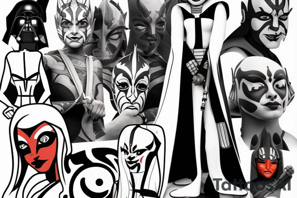 ahsoka tano vs darth maul tattoo idea