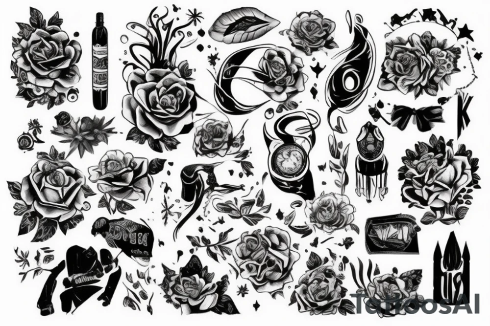 Стиле экстремал tattoo idea