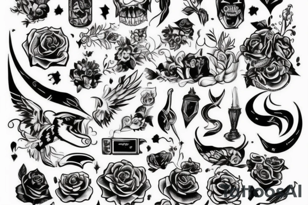 Стиле экстремал tattoo idea
