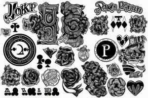 Poker tattoo idea