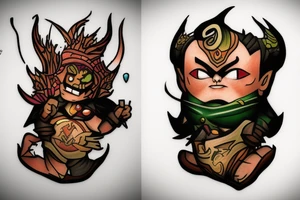pudge dota 2 tattoo idea