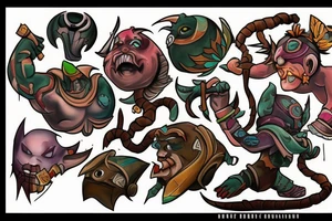 pudge dota 2 tattoo idea