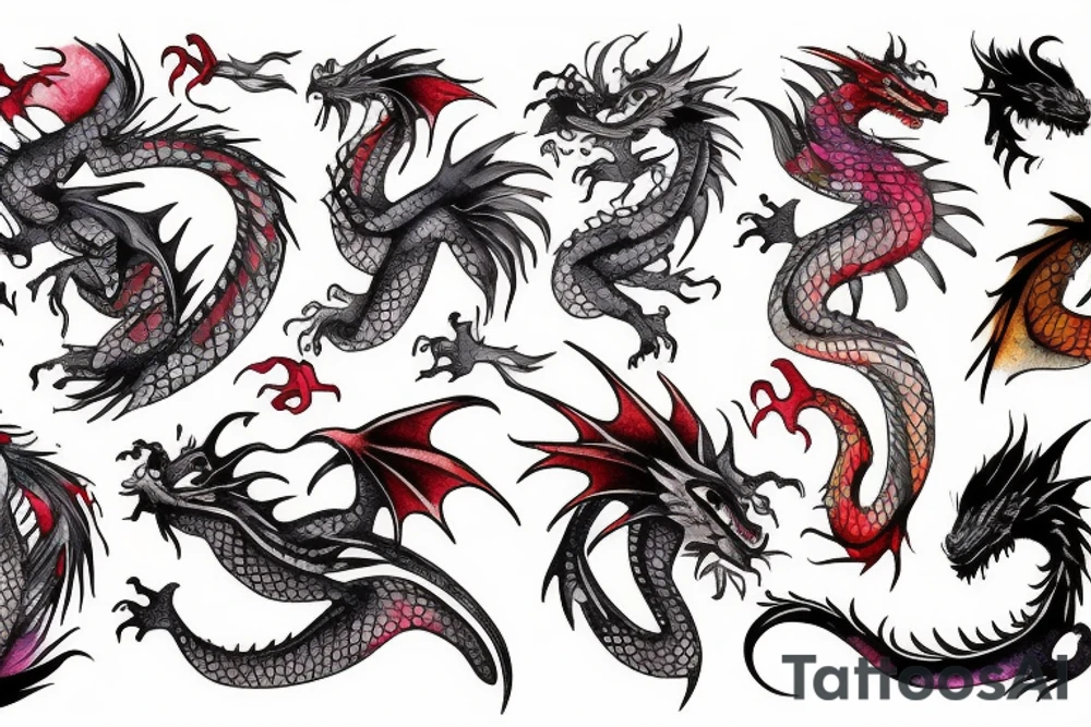 dragon tattoo idea
