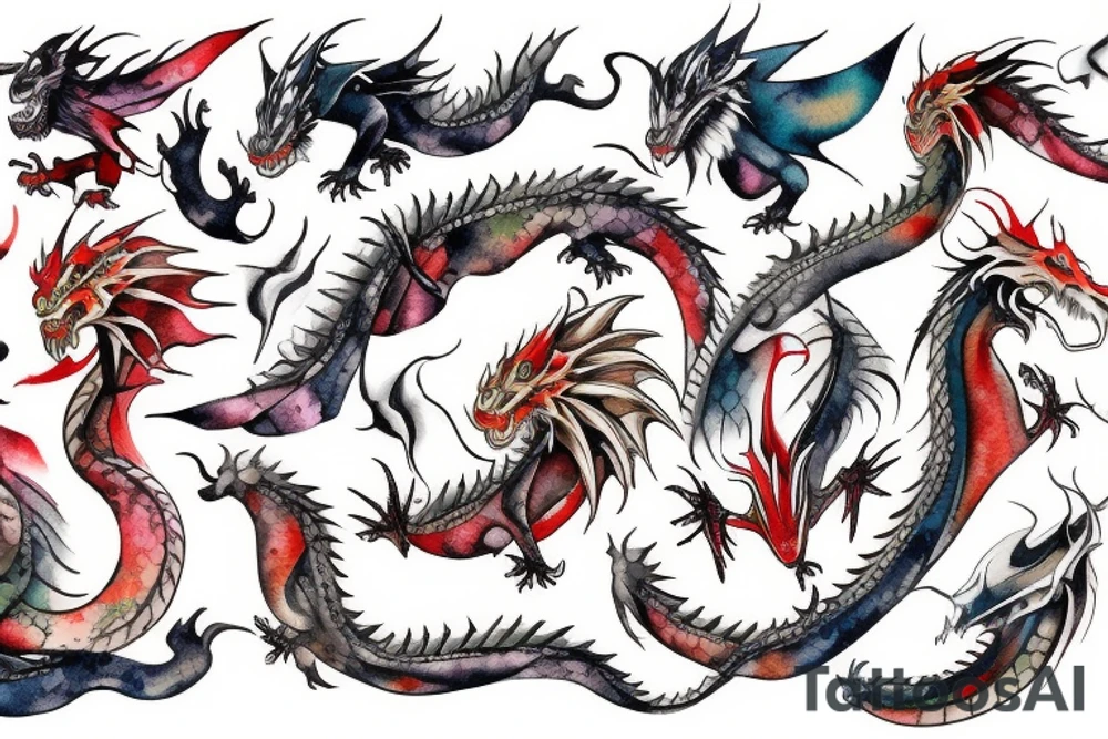 dragon tattoo idea