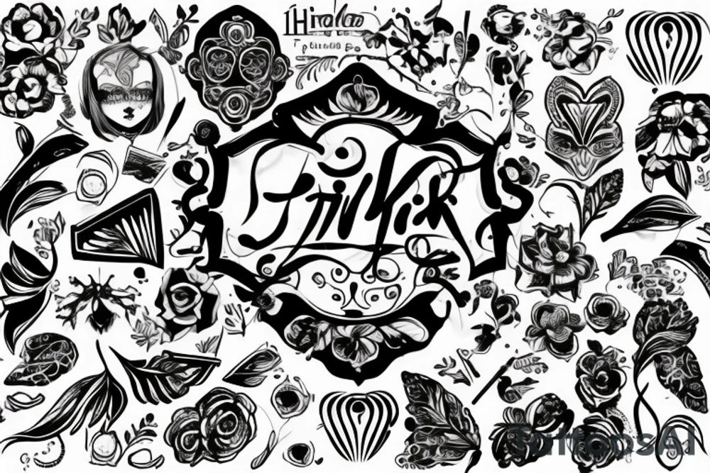 Гарри Поттер на метле tattoo idea