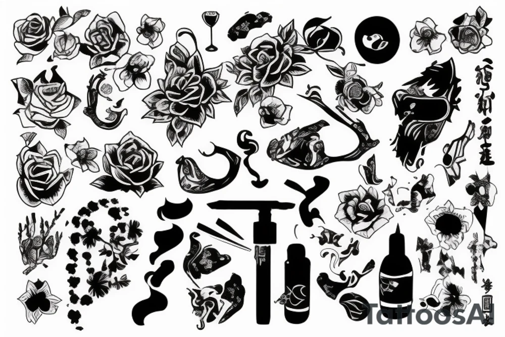 Дракон tattoo idea