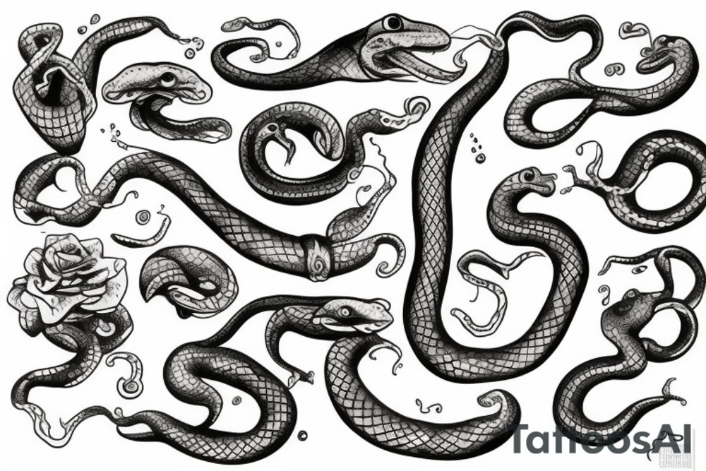 IT-Snake tattoo idea