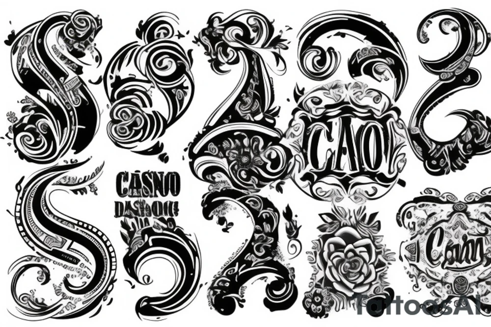 Casino tattoo idea