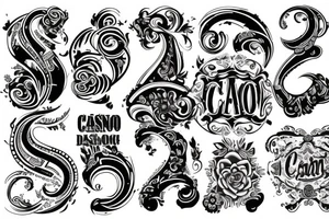 Casino tattoo idea