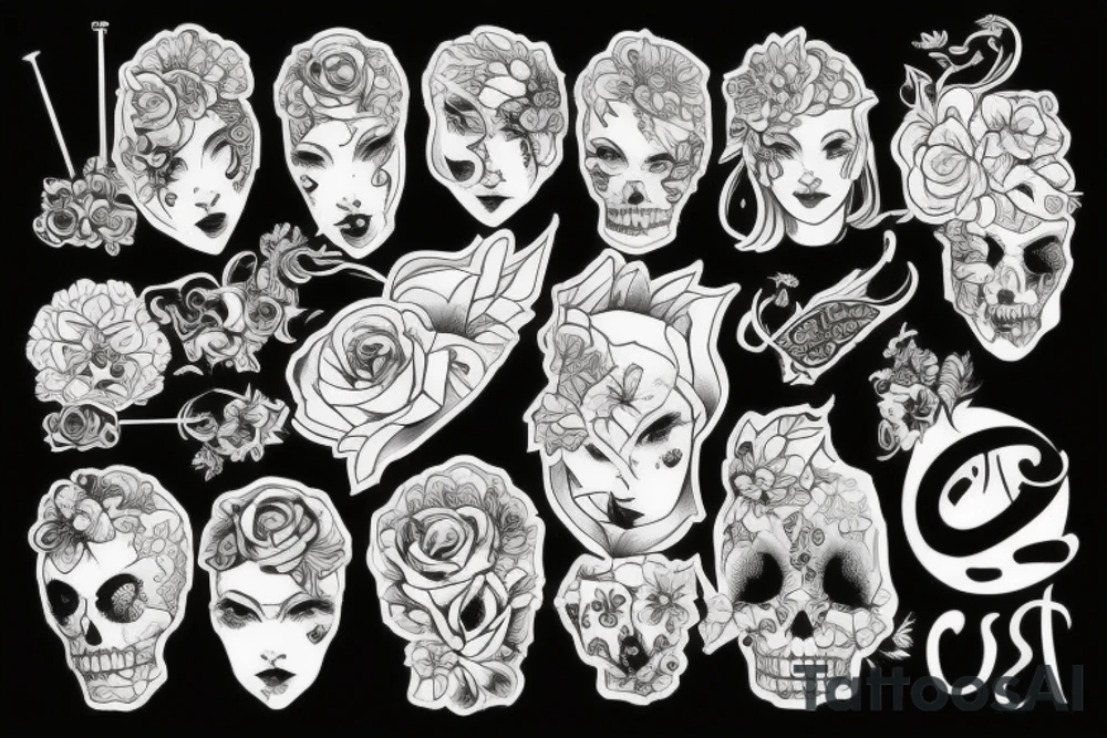 Русский медведь tattoo idea