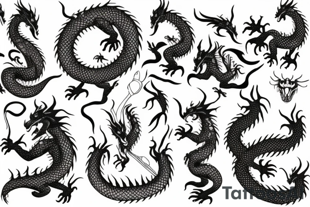 the Dragon tattoo idea