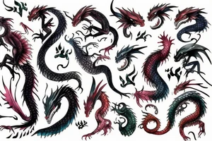 little dragon tattoo idea