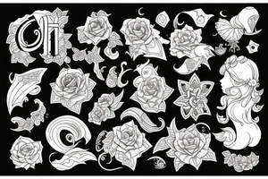 Teen girl tattoo idea