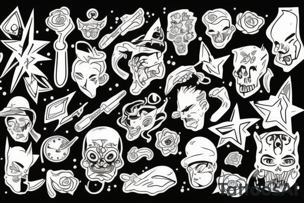 Ворон tattoo idea